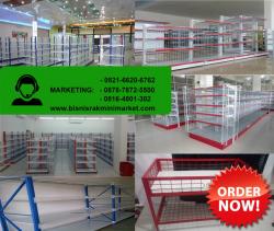 Jual Rak Minimarket Asahan, Medan